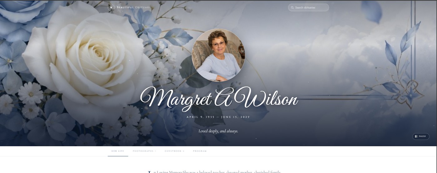 Their memorial page