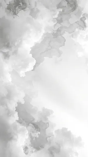 Heavenly Clouds funeral program template
