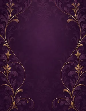 Peaceful Violet funeral program template