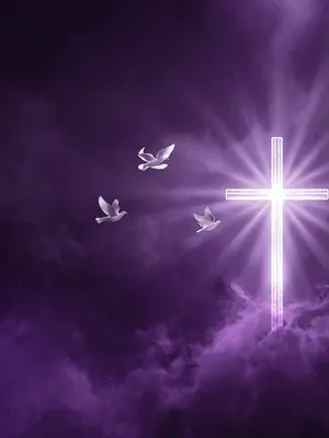 Royal Cross funeral program template