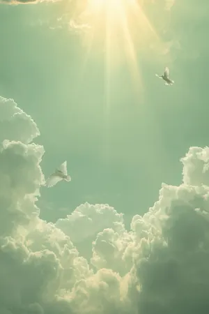 Sage Doves funeral program template
