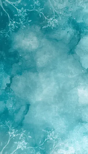 Crystal Teal funeral program template